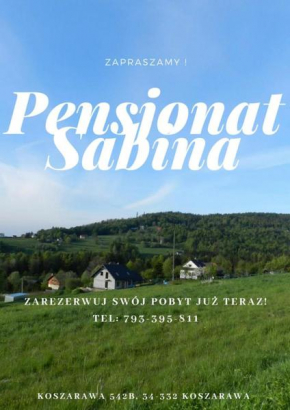 Pensjonat Sabina, Koszarawa